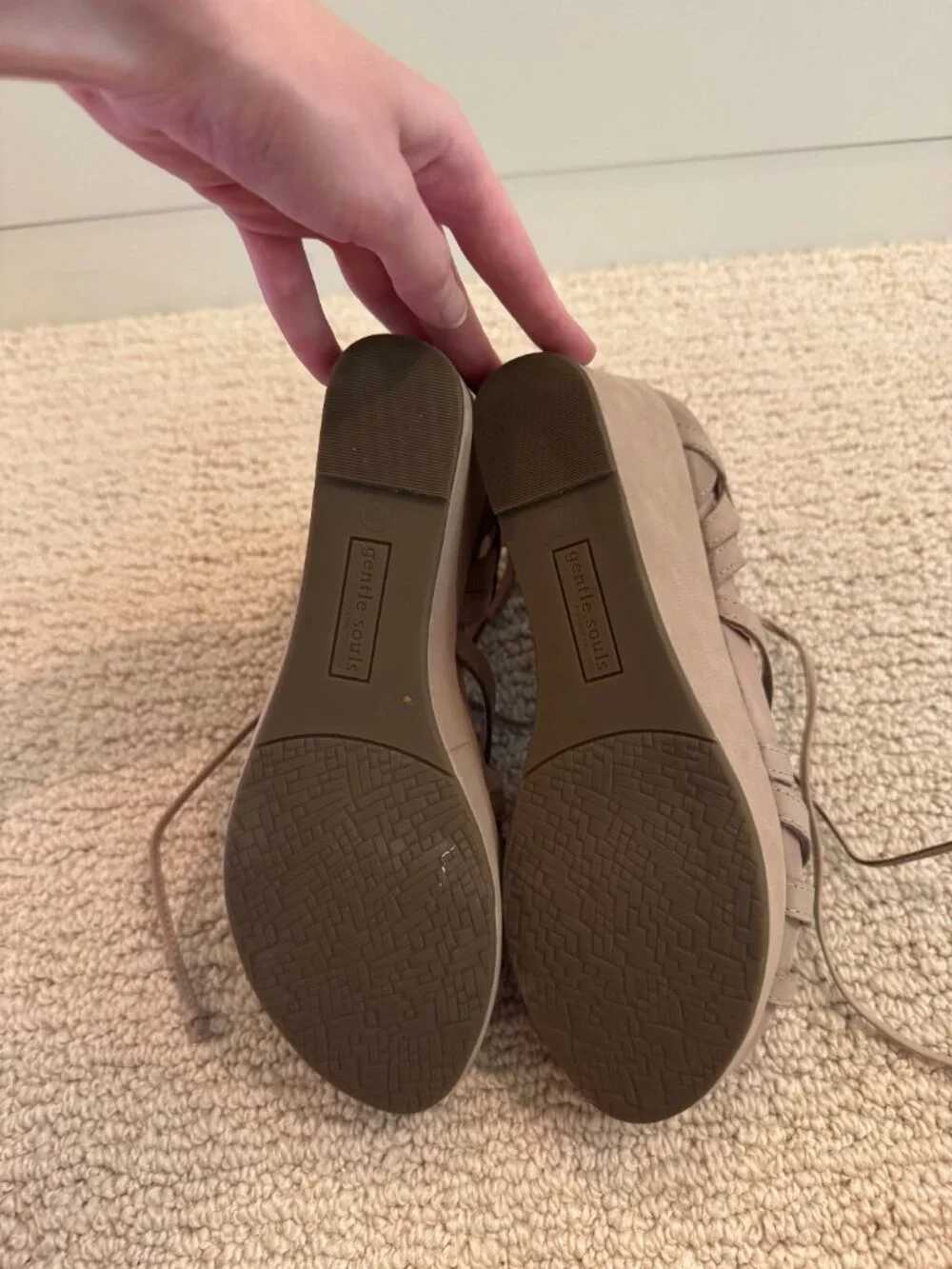 Gentle Souls Joy Platform Wedge Sandals *Flaw